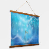 Apparitions  wandteppich mit holzrahmen (Gewinkelt)