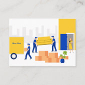 Appartementwechsel Visitenkarte (Vorderseite)