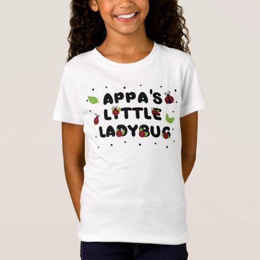 Appa's Little Ladybug - Niedlich T-Shirt (Vorderseite)