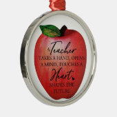 *APPELLE FÜR DEN LEHRER BEI CHRISTMAS* ORNAMENT (Rechts)