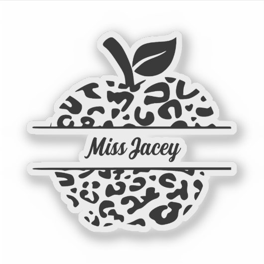 Appellername des personalisierten Lehrers, benutze Aufkleber (Vorderseite)