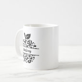 Appellername des personalisierten Lehrers, benutze Kaffeetasse (Vorderseite Links)