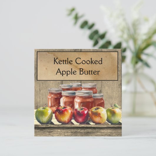 Appellettbutter, anpassbar (Stehend Vorderseite)