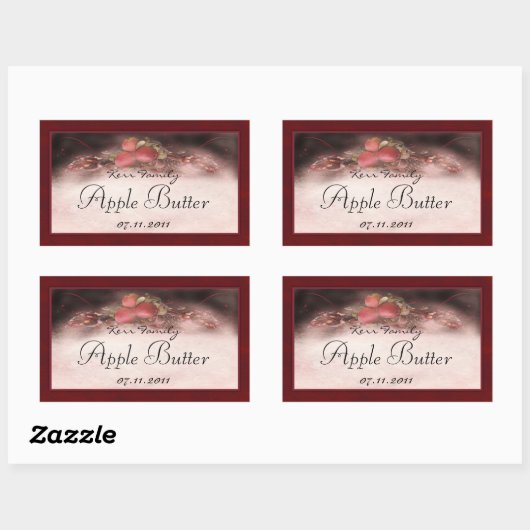 Appelletten R1 Rechteckiger Aufkleber (Blatt)