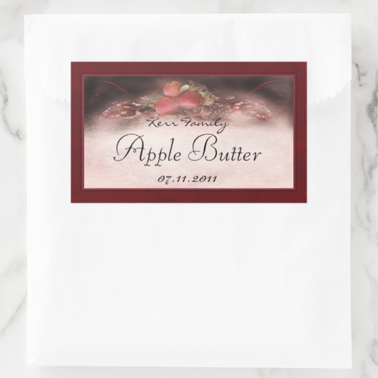 Appelletten R1 Rechteckiger Aufkleber (Tasche)