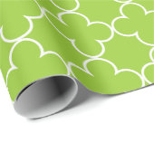Appellgrün-Quartofolienpapier Geschenkpapier (Rolleneckpunkt)