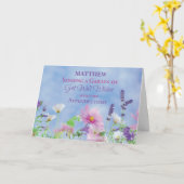 Appendectomy Get Well-Wildblumen Karte (Gelbe Blume)