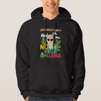 Appendectomy No Problem Llama  Appendix Recovery S Hoodie