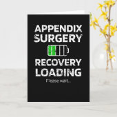 Appendix Surgery Recovery | Appendectomy Removal Karte (Gelbe Blume)