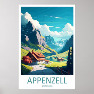 Appenzell Travel Park Nationales Vintage-Plakat Sk Poster