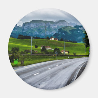 Appenzeller Alpen bei Regensturm - Schweiz Magnet