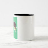 Appenzeller Dog Christmas Zweifarbige Tasse (Mittel)