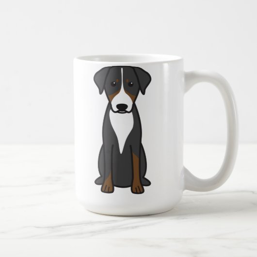 Appenzeller Sennenhund Kaffeetasse (Rechts)