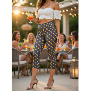 Apperol Spritz Cocktail High Waisted Capris