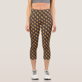 Apperol Spritz Cocktail Hochgeschnittene Caprihose Capri Leggings (Vorderseite)