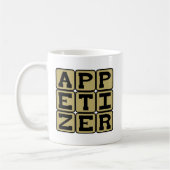 Appetizer, Kleiner Morsel Kaffeetasse (Links)