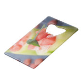 Appetizer Kreditkarten Flaschenöffner (Vorderseite Schrägansicht)