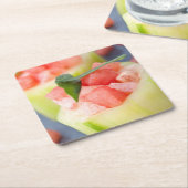 Appetizer Rechteckiger Pappuntersetzer (angewinkelt)