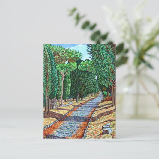 Appia Antica Postkarte (Stehend Vorderseite)