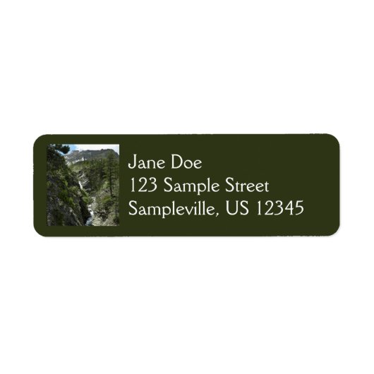 Appistoki Falls and Peak at Glacier National Park (Vorne)