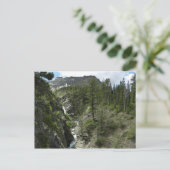 Appistoki Falls and Peak at Glacier National Park Postkarte (Stehend Vorderseite)