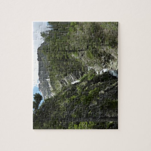 Appistoki Falls and Peak at Glacier National Park Puzzle (Vertikal)
