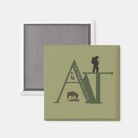 Applalachian Trail Magnet (Vorderseite/Rückseite)