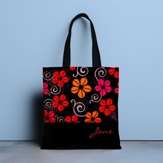 Applaus Blume Personalisiert Tote Tasche