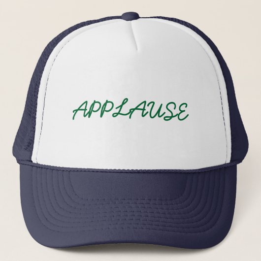 Applaus-Hut Truckerkappe (Vorderseite)