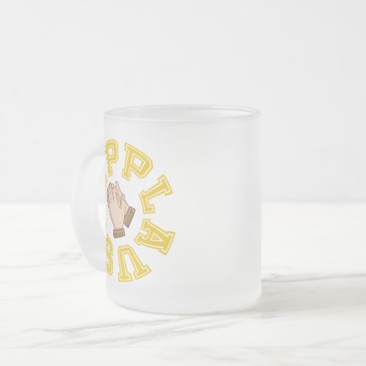 Applaus Mattglastasse (Vorderseite Links)