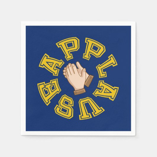 Applaus Serviette (Vorderseite)