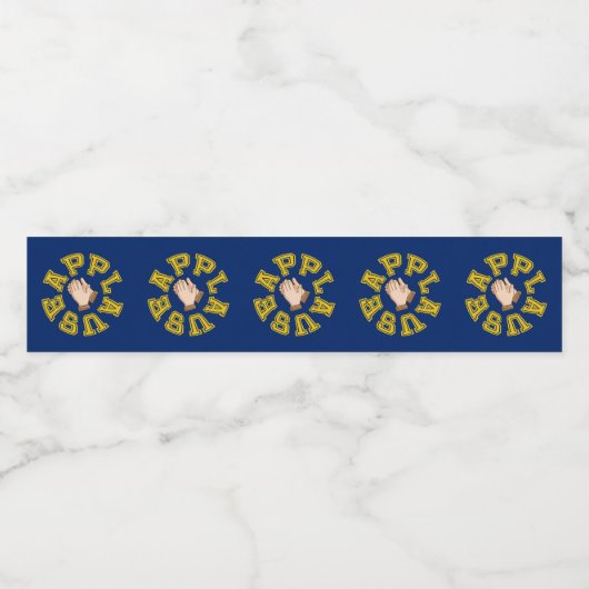 Applaus Wasserflaschenetikett (Einzelnes Label)