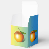 Apple 3-d geschenkschachtel (Geöffnet)