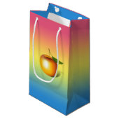 Apple 3-d kleine geschenktüte (Vorderseite Schrägansicht)