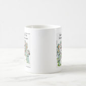 Apple A Day Funny Cartoon Rick London Kaffeetasse (Mittel)