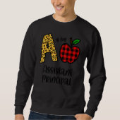 Apple A Is For Assistant Principal Back To School Sweatshirt (Vorderseite)