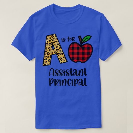 Apple A is for Assistent, Back to School T-Shirt (Design vorne)