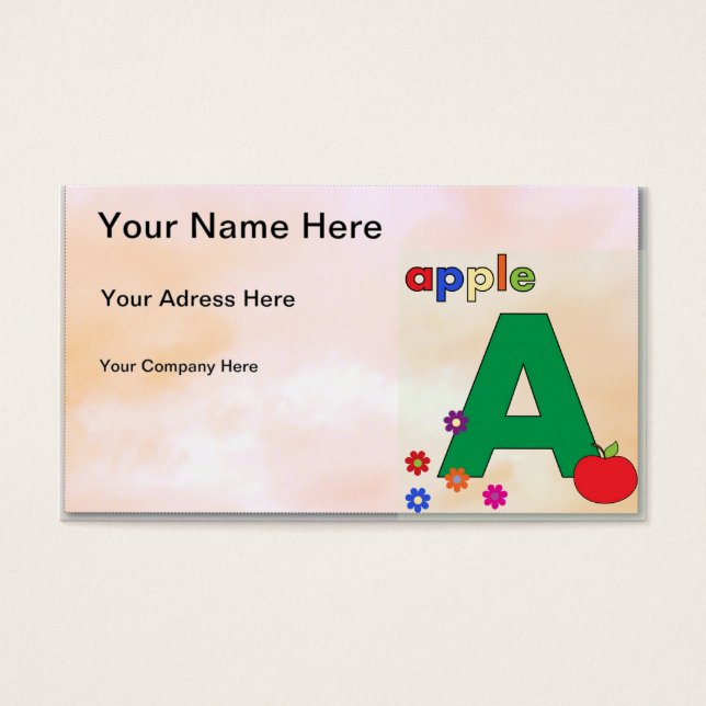 Apple A Letter A (Vorderseite)