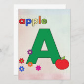 Apple A Letter A (Vorne/Hinten)