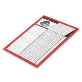Apple A+ Red Teachers' Node Sheets Notepad Notizblock (angewinkelt)