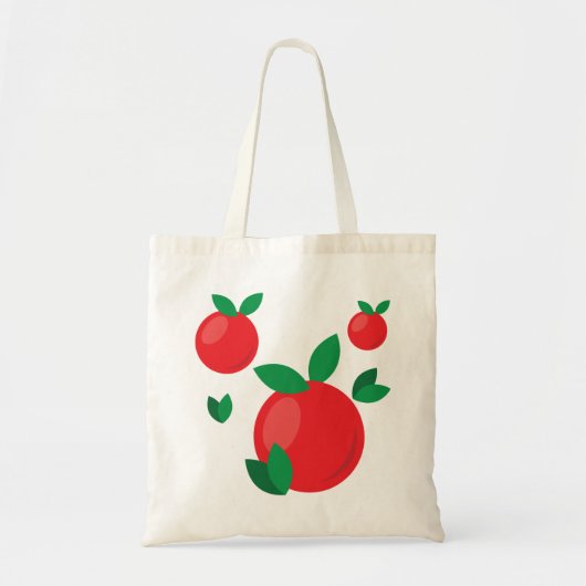Apple Abstrakt Tote Bag individuell anpassbar Tragetasche (Vorne)
