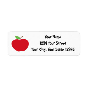Apple-Adressetikett