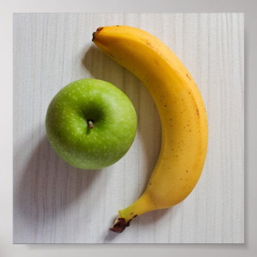 apple and banana poster (Vorne)