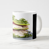 Apple and trout appetizer Jumbo-Tasse (Vorderseite Rechts)