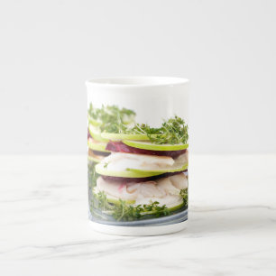 Apple and trout appetizer porzellantasse