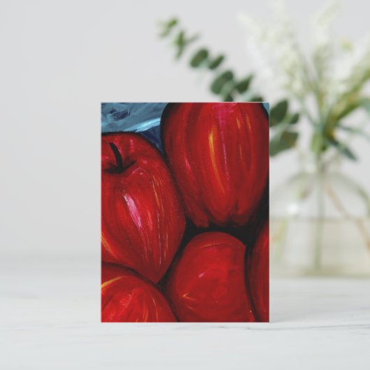 Apple-Apple-Postkarte Postkarte (Stehend Vorderseite)