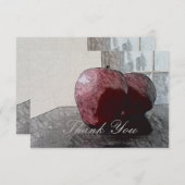 Apple Art Danke-Card Dankeskarte (Vorne/Hinten)