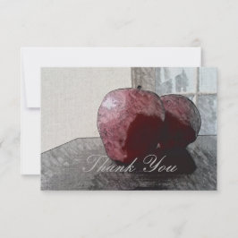 Apple Art Danke-Card Dankeskarte