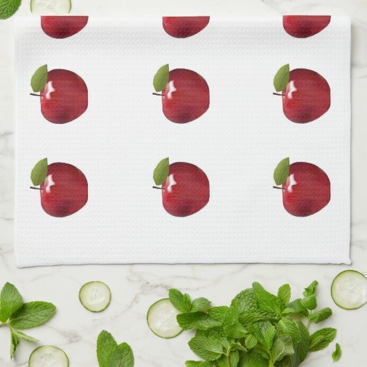 Apple Attack Kitchtuch Geschirrtuch (Gefaltet)