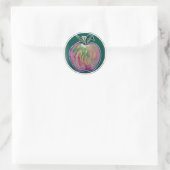 Apple-Aufkleber 8 Runder Aufkleber (Tasche)